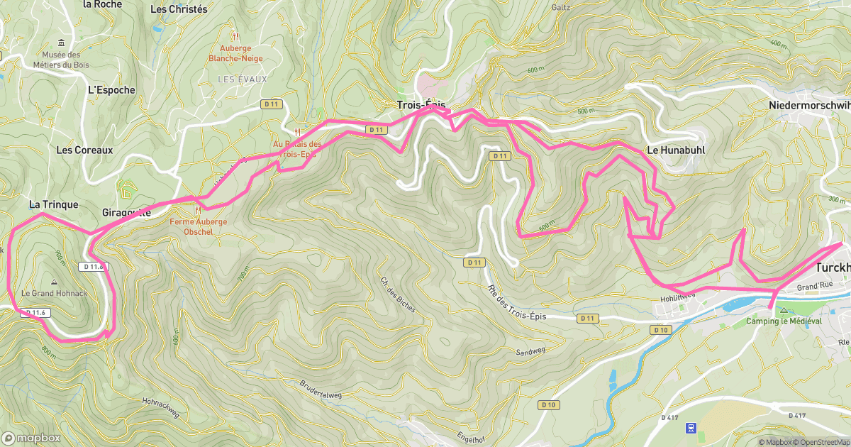 Turckheim trajet aller-retour